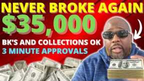 Easiest $35000 Bad Credit Cash Loans Guaranteed For No Income No Docs Needed
