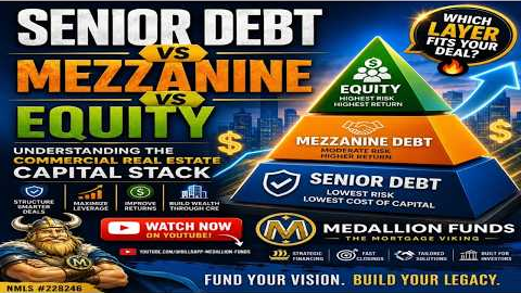 💰 Senior Debt vs Mezzanine vs Equity | Understanding the Commercial Real Estate Capital Stack