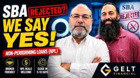 SBA Loan Declined? Here's a Fast Commercial Loan Alternative | Gelt Financial