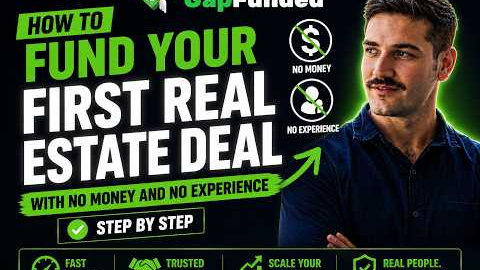 How to Fund Your First Real Estate Deal With No Money and No Experience (Step by Step)